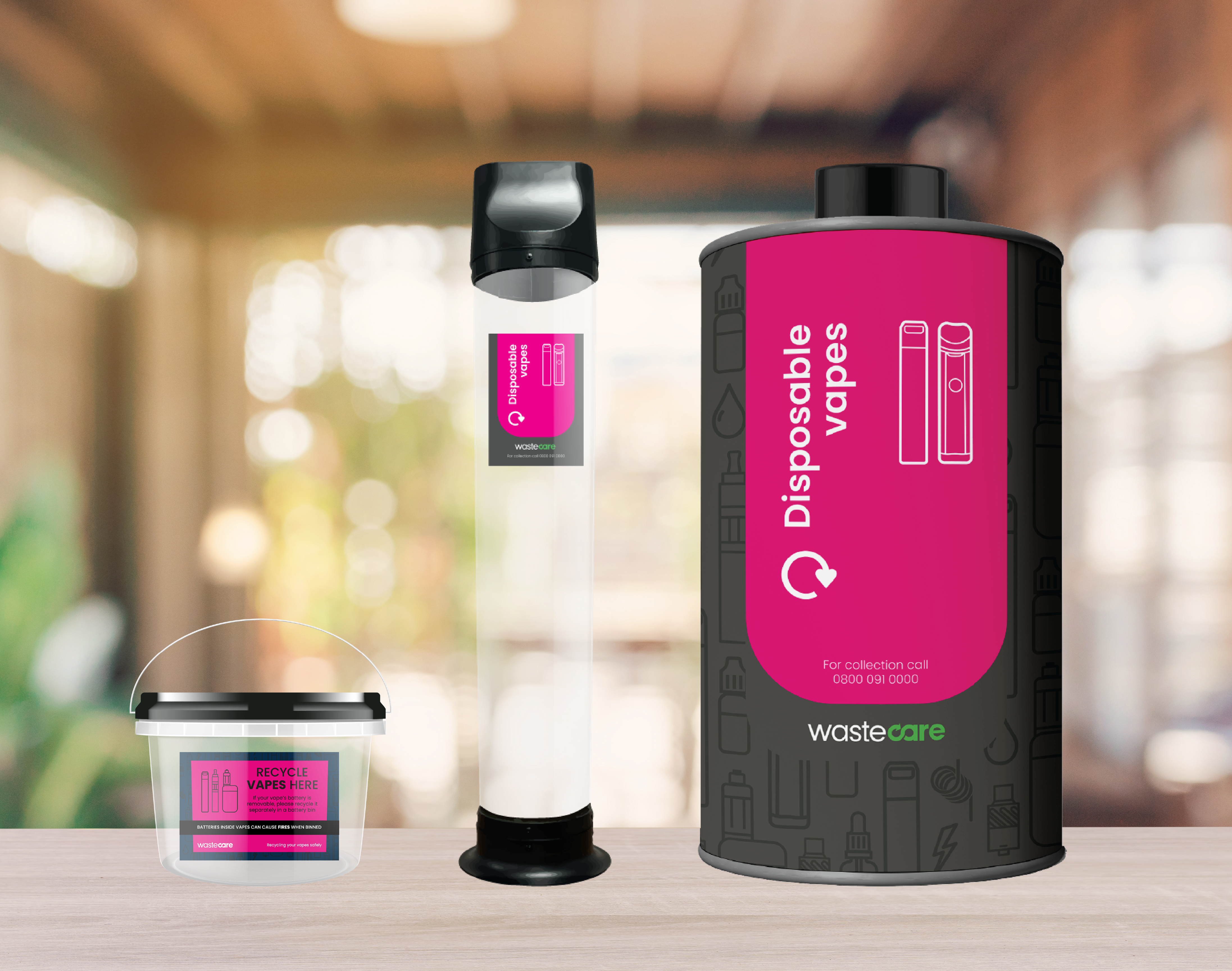 Wastecare Vape Takeback Containers